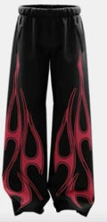 acid wash premium trousers
